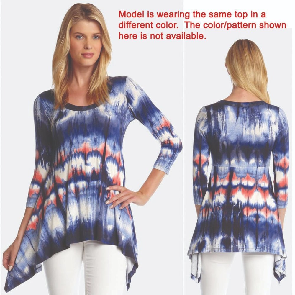 Karen Kane scoop neck handkerchief tunic!